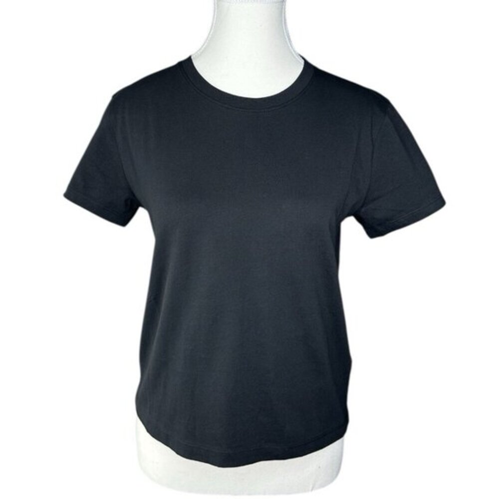 Everlane Organic Cotton Crew Neck T-Shirt Black‎ Short Sleeve XS Sustainable Tee